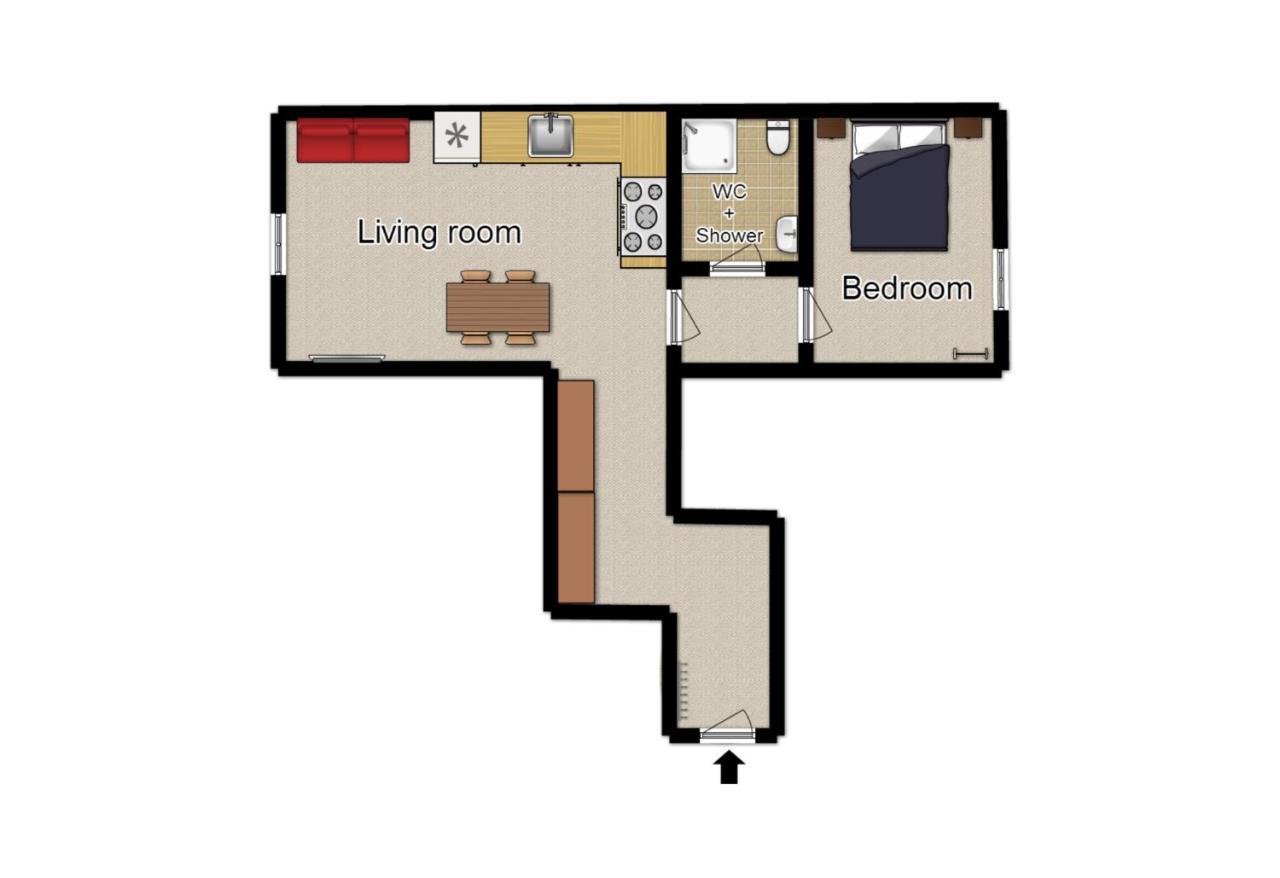 Modern Apartment Charvátova Praga Esterno foto